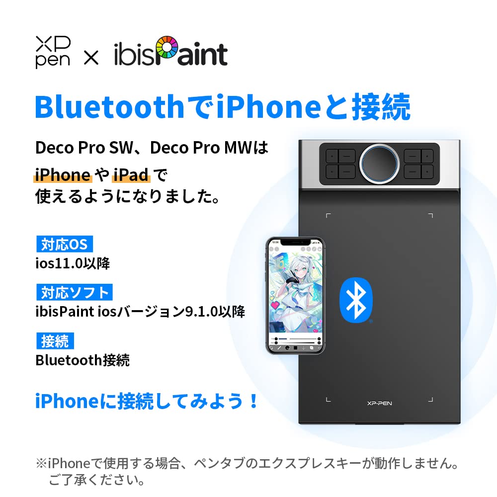 Amazon | XPPen ペンタブ Bluetooth ワイヤレス接続 11x6インチ